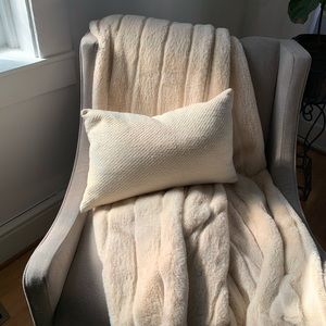 Throw pillow cover 20”x12”